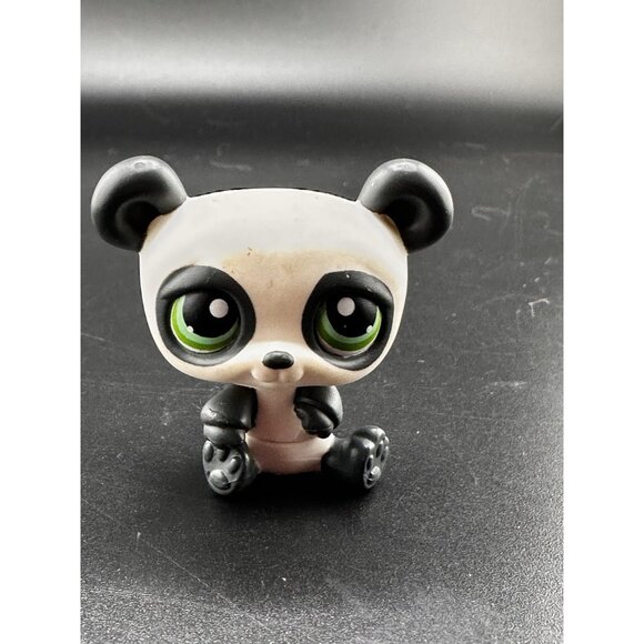 Littlest Pet Shop 250 Panda Bear Green Eyes LPS Authentic Target Exclusive Tin - Picture 1 of 13
